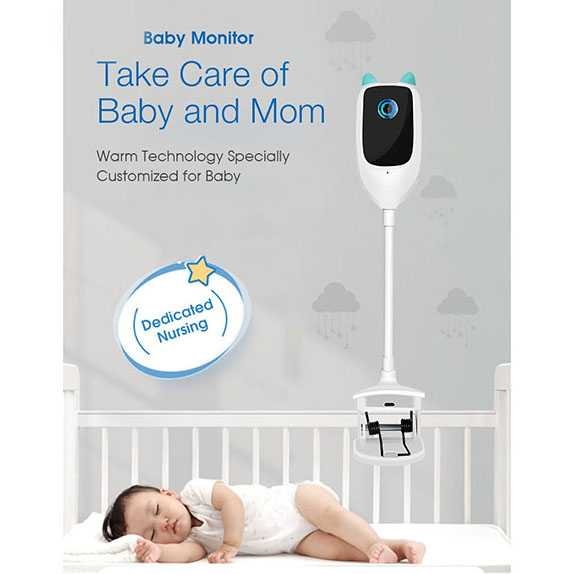 CCTV WiFi 2K Portable Smart Baby Camera