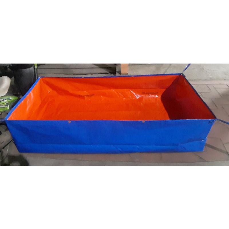 TERPAL KOLAM IKAN 200x100x50 2pcs A5&amp;A3 KOREA
