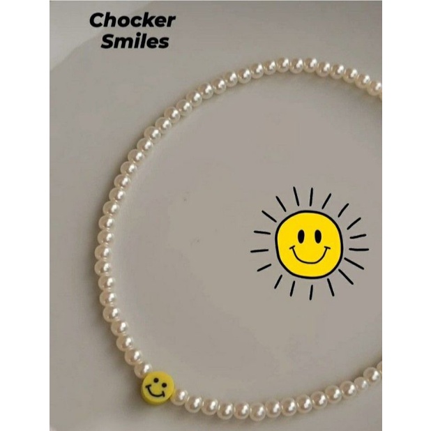 Choker Pearl/ Kalung Mutiara Smile