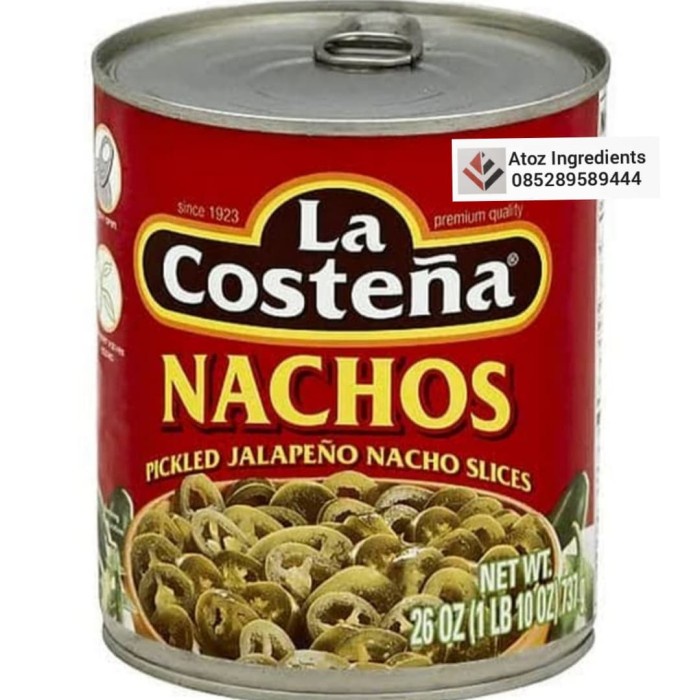 

f0fjhubfe00 La Costena - Nachos Pickled Jalapeno Slice / Acar Cabai Jalapeno Iris DsGk