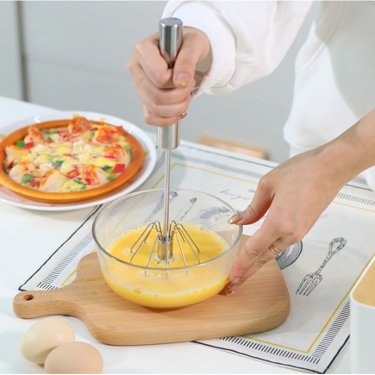 MARKAS88 Pengocok Telur Otomatis Kocokan Telur Automatic Stainless Steel Mixer Telur Egg Beater