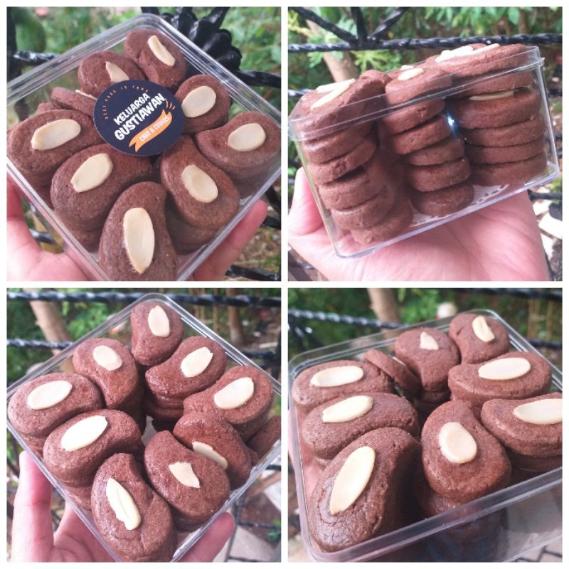 

Kue Coklat Almond/Kue Lebaran/Kue Kering/Tople Nuai 268 250gr