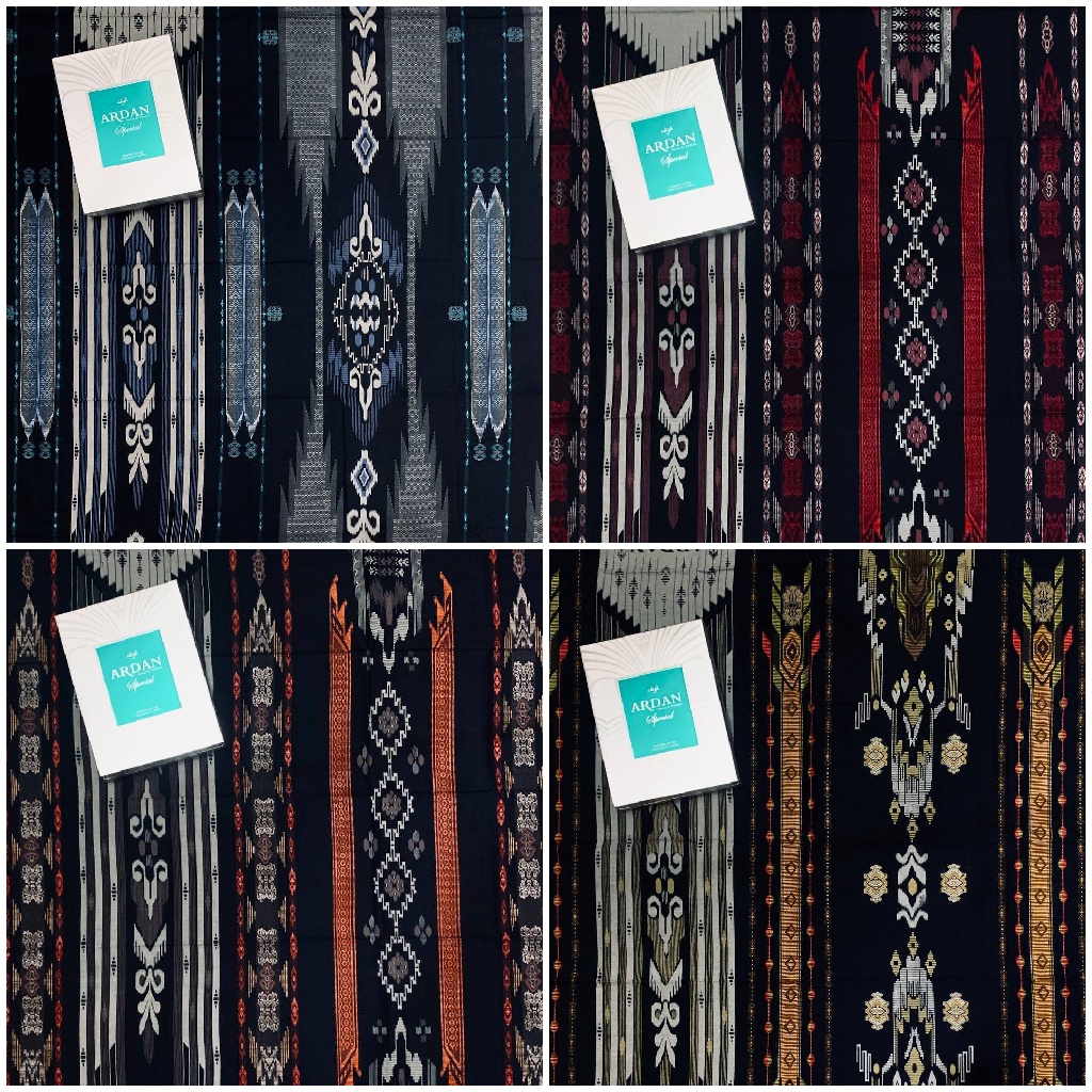 SARUNG ARDAN SGG GOLD SONGKET GUNUNG GALAXY BLACK SERIES  BY KETJUBUNG SARUNG ARDAN ORIGINAL ARDAN