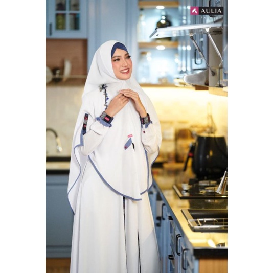 Set GAMIS ZEHRA BROKEN WHITE LURIK by AULIA fashion