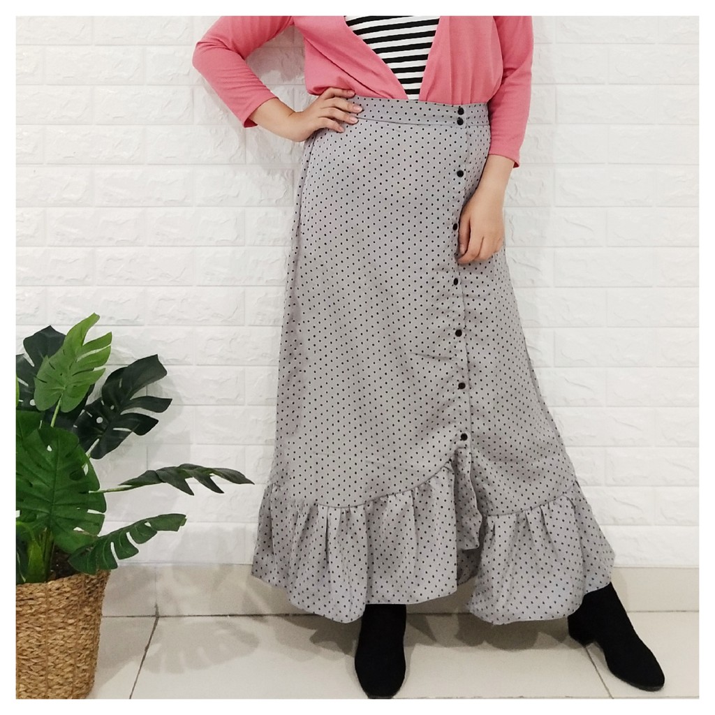 ROK ONDE KATUN WOLFIS PANJANG #GLFASHION