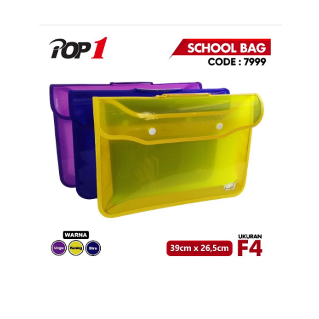 

Map Kancing / Map Tenteng/ School Bag Pop1