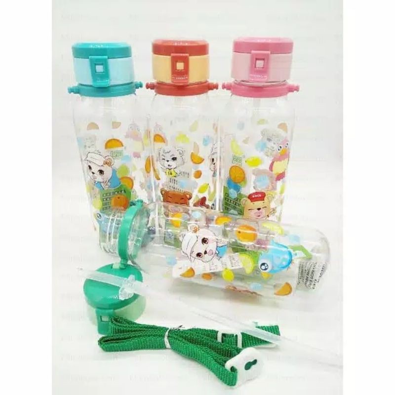 Botol Minum Anak Lucu Water Bottle 480 ml - Botol Minum Anak 2175-1