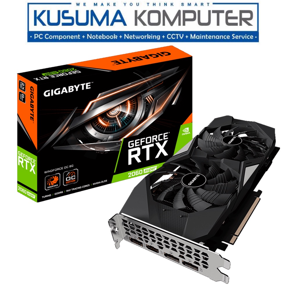 Gigabyte GeForce RTX 2060 SUPER WINDFORCE OC 8GB GDDR6 GV-N206SWF2OC-8GD