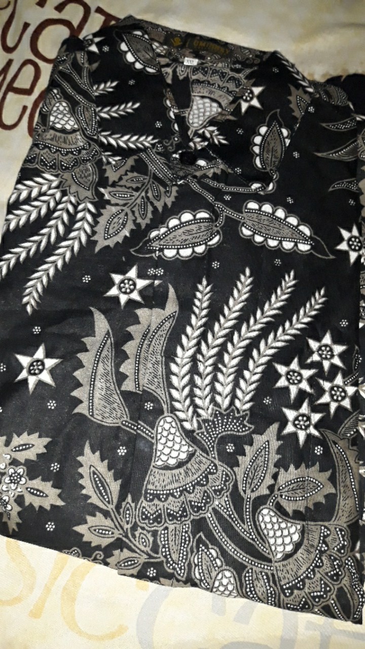 Kemeja Dan Hem Manggar Abu Size M L Xl Xxl