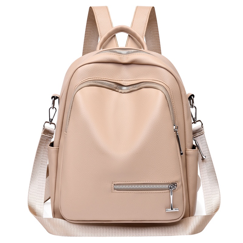 Satu7an T255 Tas Ransel Wanita Fashion Korea Style Kasual Tas Punggung Cewek Backpack Women Kulit PU Import