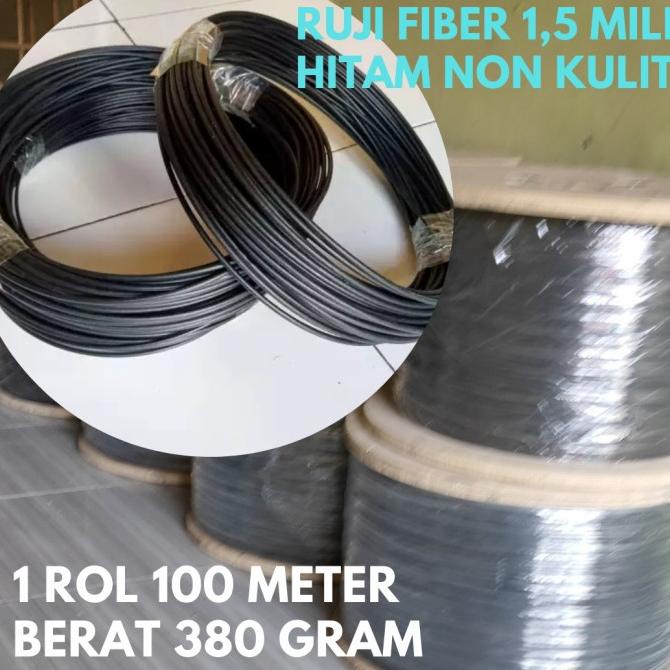 Jeruji Fiber 1,5mm hitam kualitas import Ruji untuk kandang burung dll