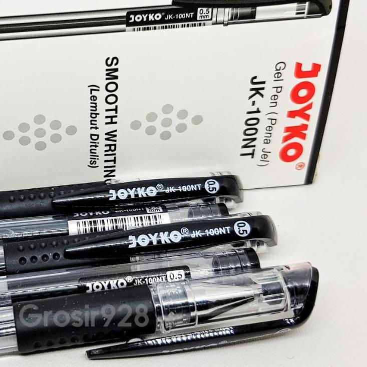 

TREN MASA KINI (Per 12) Gel Pen / Pulpen Gel / Pena Jel Hitam Joyko JK-100NT JK100NT;