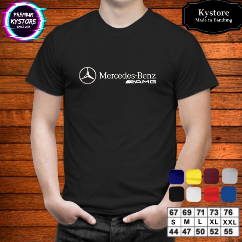 Kaos mobil mercedes benz, logo mobil kaos otomotif