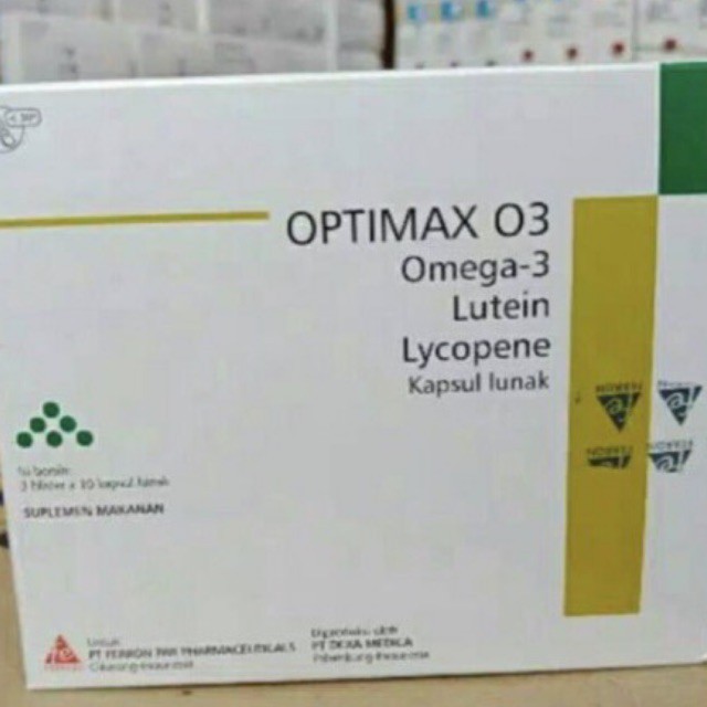 OPTIMAX 03 omega-3 lutein lycopene box