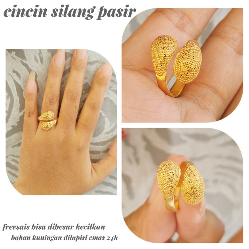 cincin pasir motif khas bali