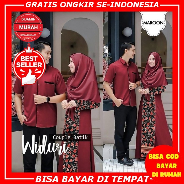 Baju Couple Gamis Koko Dewasa Terbaru Mysure Muscary Simpel Elegant Sarimbit Lebaran 2022 Baju Busan