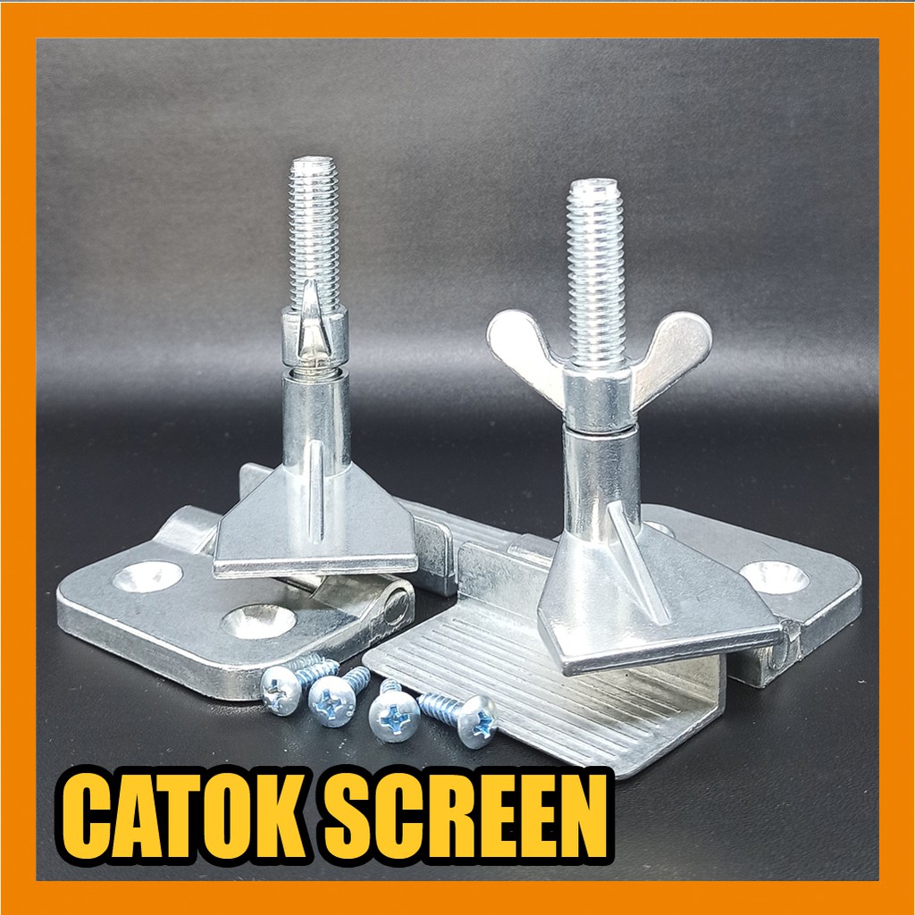 

Catok / Clamp Screen logam 1 set 2 pcs