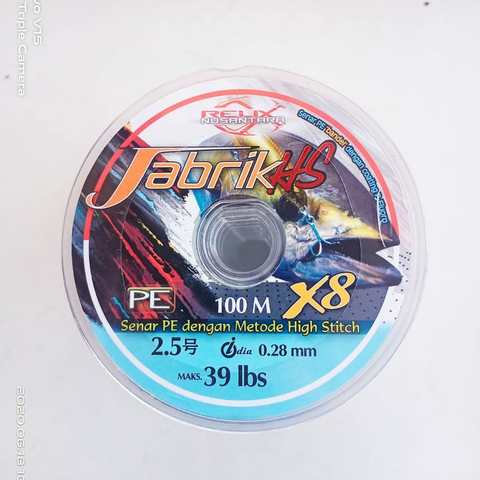 SENAR PE RELIX NUSANTARA JABRIX HS X8... PE 2,5