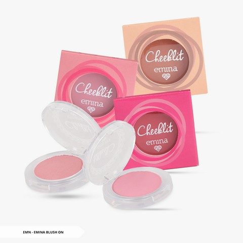 Emina Cheeklit Press Blush On 3.5gr Original / Blush On Padat BPOM Aman