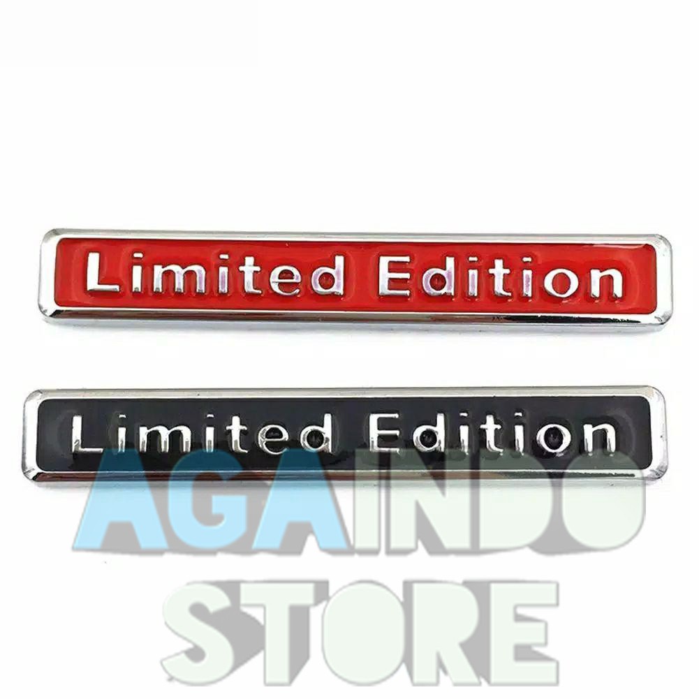 Emblem logo stiker Motor Mobil Limited Edition Merah dan Hitam Xpander ayla agya