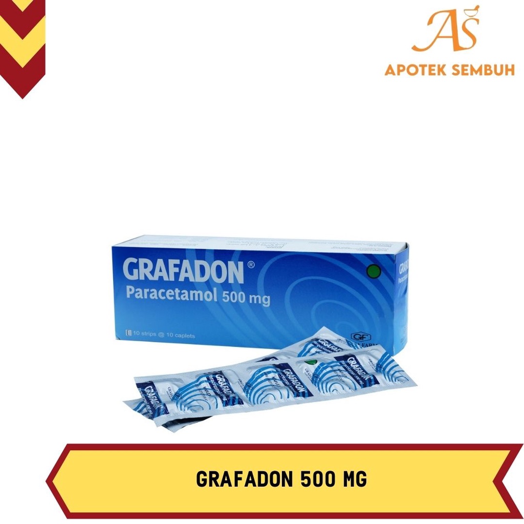 GRAFADON 500 MG PARACETAMOL PENURUN PANAS / DEMAM