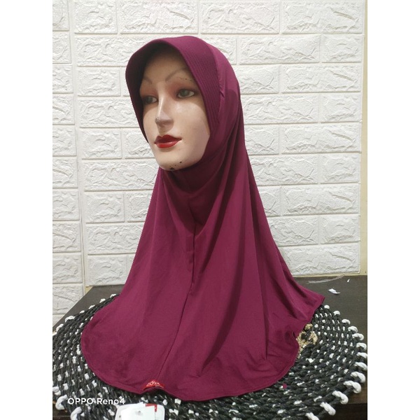 Hijab instan Bergo zoya marsha HB&HL HEIQ-Magenta HL HEIQ