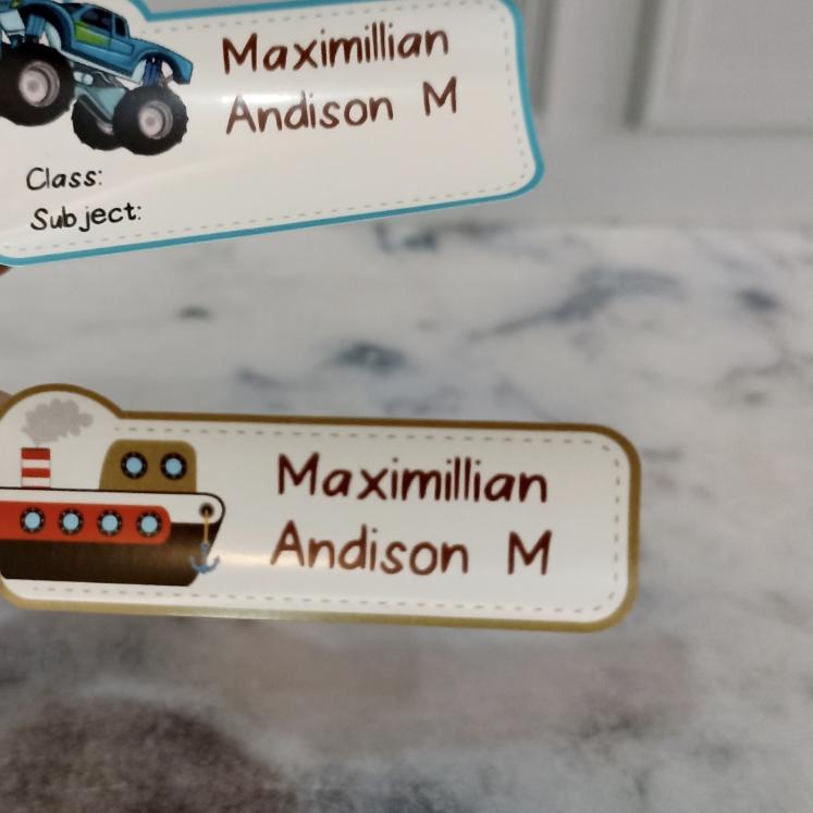 

NEW !!! 8.8 [CUSTOM] Sticker Nama/ Sticker Label Nama/ Sticker Buku Pelajaran/ Sticker Nama Anak [KODE 660]