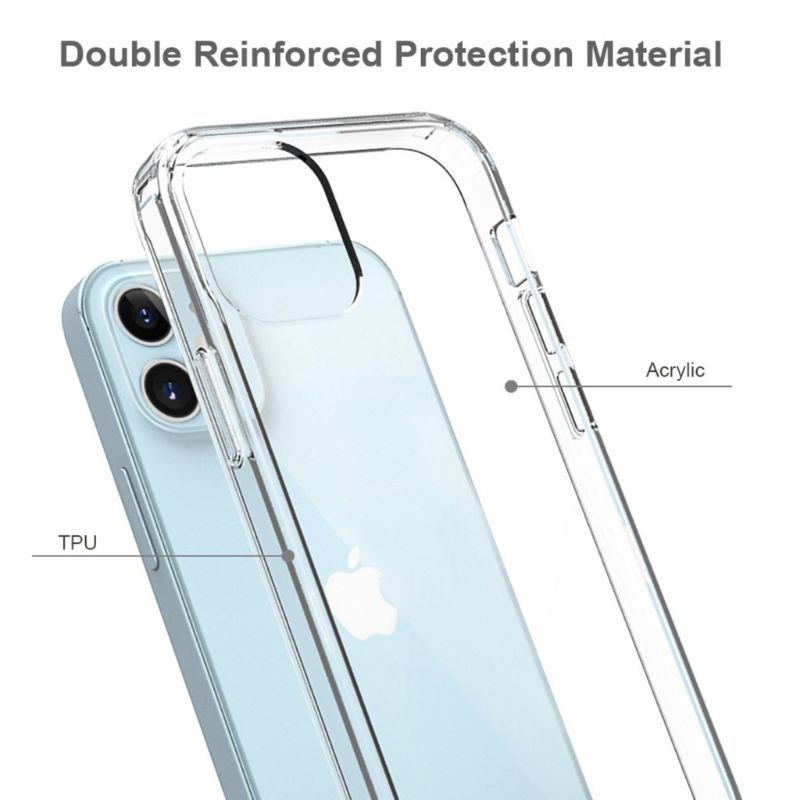 SPACE Millitary Drop CLEAR CASE IPHONE 11 PRO MAX/ XR/7G/8G/SE 2020 High Quality