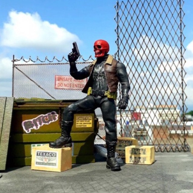 ACTION FIGURE RED SKULL 1:12 KITBASH VILLAINS