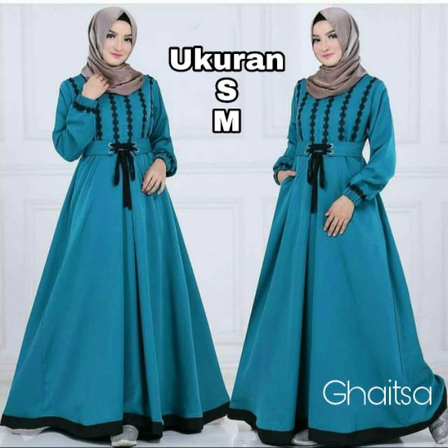 Ghaitsa Dress #2 Big Size Ukuran Size S M L XL 2XL 3XL 4XL XXL XXXL  XXXXL 2L 3L 4L 5L  Dress Wanita Jumbo Gamis Big Size Baju Korea Over Size