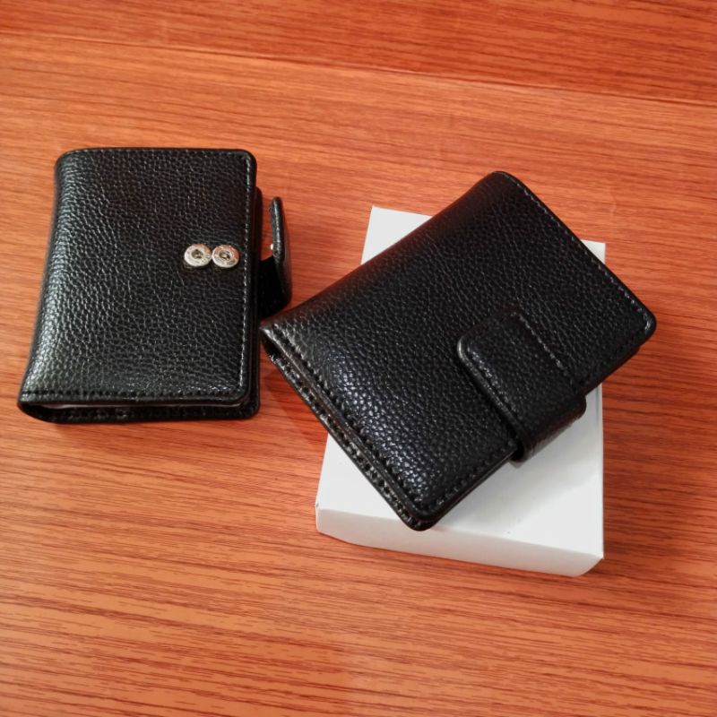 Dompet kartu atm kartu kredit kartu nama kulit  asli Original Dompet Credit Card Wallet Genuine leather