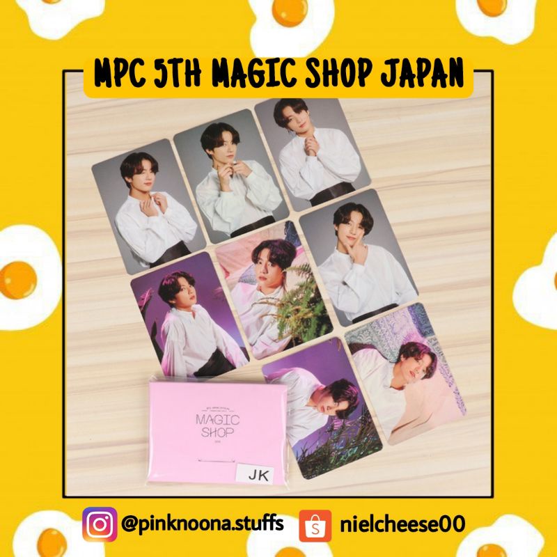 MPC BTS JAPAN MAGIC SHOP MINI PHOTOCARD