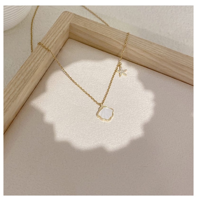 Kalung KL147 Stainless Steel / Titanium Premium Fashion Wanita Kalung unik Lucu Elegant /Deluna/ BS