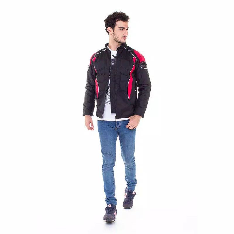 Jaket Pria | Jaket Touring Protektor | Jaket Motor Turing Bikers Moge Original Premium Bahan Cordura