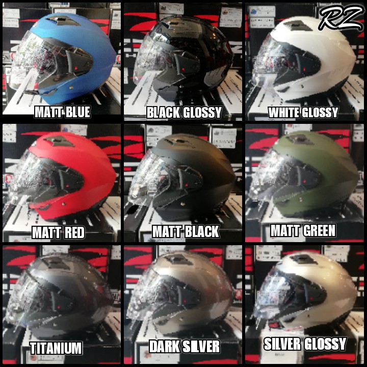 Helm Zeus ZS611 ZS 611 ZS-611 Half Face