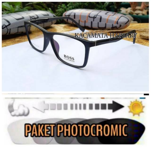 FRAME KACAMATA PRIA SPORTY | PAKET LENSA PHOTOCROMIC | KACAMATA MINUS | KACAMATA ANTI RADIASI