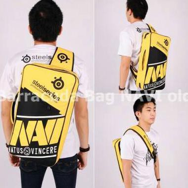 Sale Tas Bag Gaming Barracuda V5 5In1 - Navi Yellow Logo