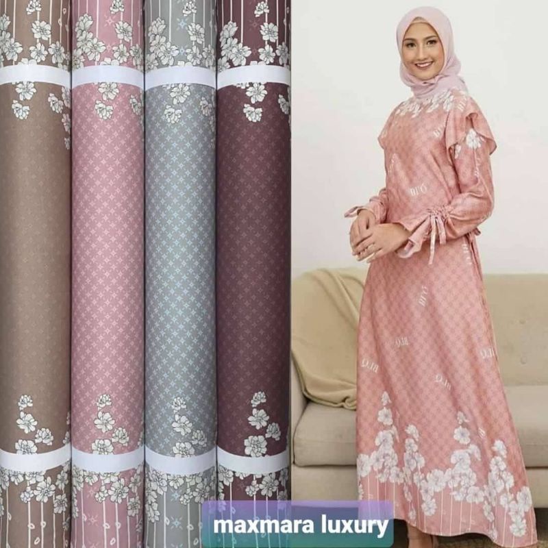 Kain Maxmara Motif Kasturi harga setengah meter