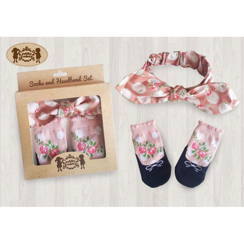 Petite Mimi Bandana Kaos Kaki/New Bandana Mini isi 3  0 -2 Tahun