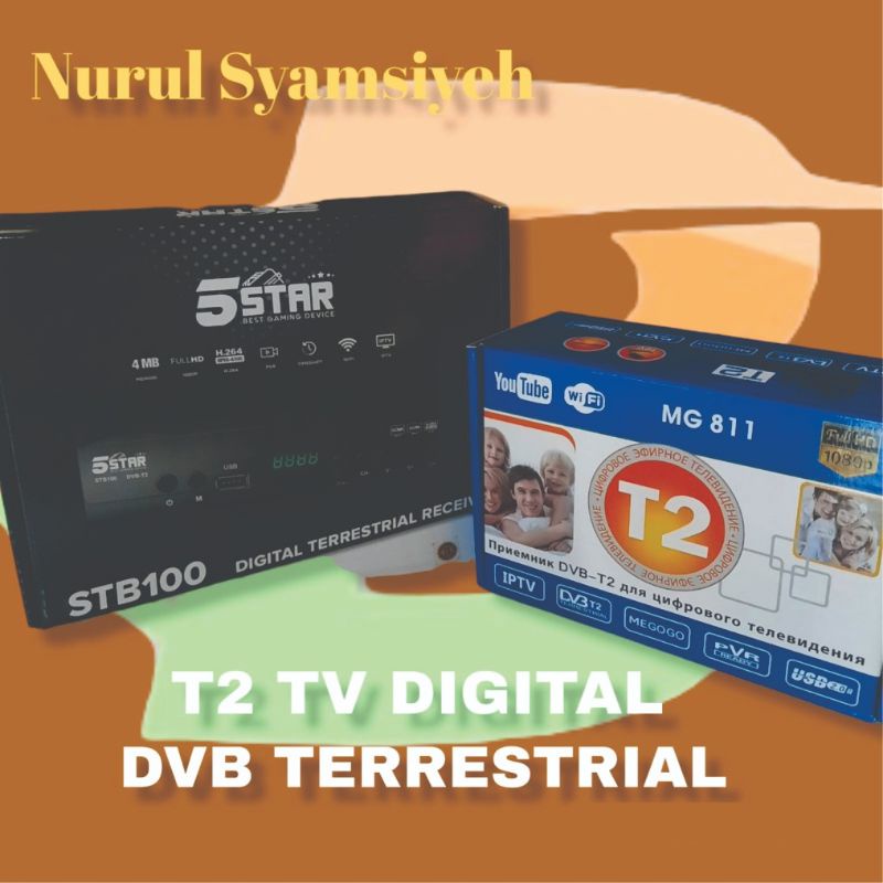 TERRESTRIAL RECEIVER DIGITAL TV SET TOP BOX STB DVB T2 ANALOG TO DIGITAL PENERIMA SIARAN TV DIGITAL 