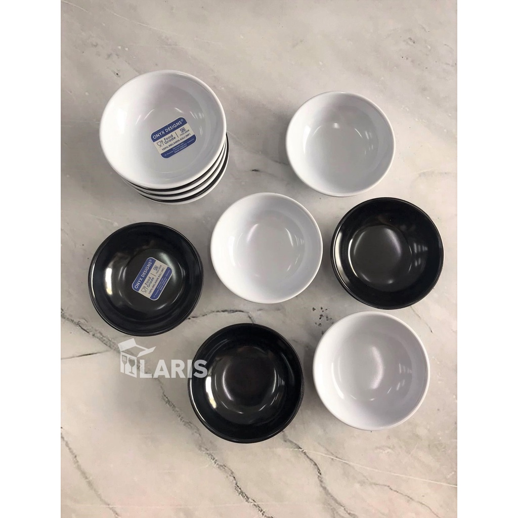 Piring Sambal Melamin Bulat Merk Onyx 7 cm | Sauce Dish 1827