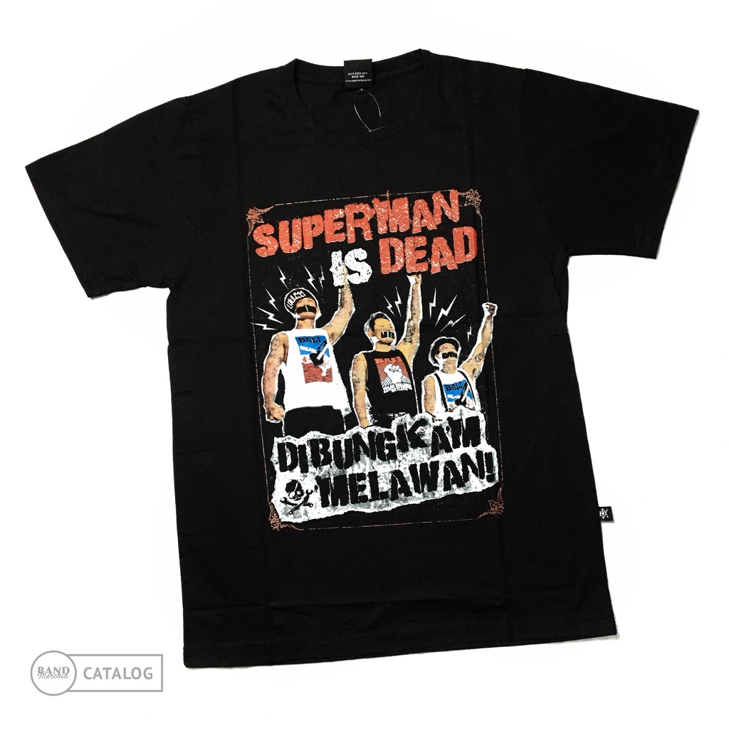 T-shirt Superman Is Dead 'Melawan' Official Merchandise
