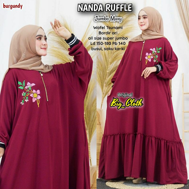 RESTOCK LD 150 160 170 180 NANDA RUFFLE JUMBO MAXY WAFLE MILANO INPORT HQ FIT XXXXXXL
