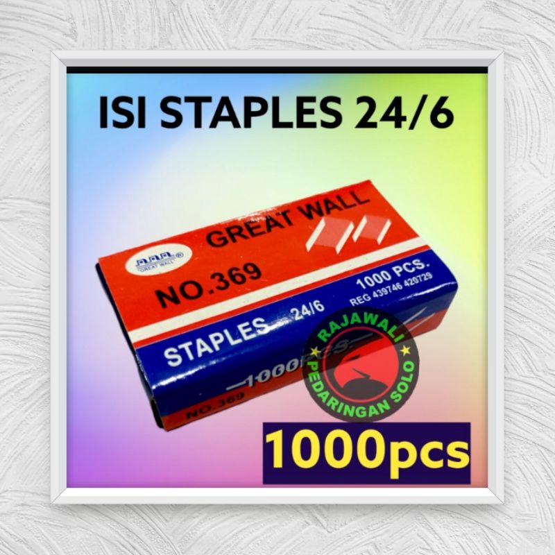 

ISI STAPLES BESAR 24/6 ISI STEPLES BESAR 24/6 ISI STEPLER BESAR 24/6 ISI STEPLER BESAR