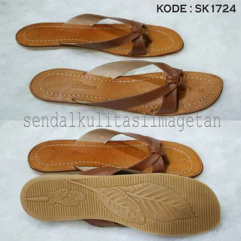 sandal kulit asli magetan-sandal kulit sapi sandal khas magetan