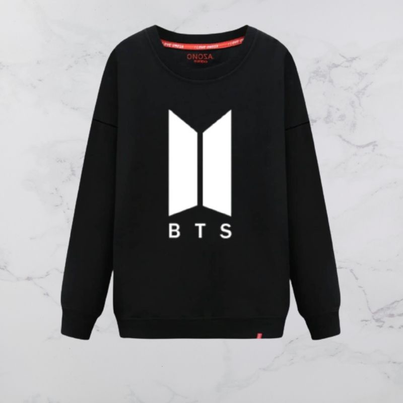 ALESHA [BISA COD] Switer Sweter Sweater Thrift Crewneck Wanita Murah [BTS]