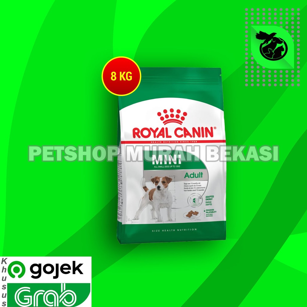 [GOSEND] Makanan Anjing Royal Canin Mini Adult 8 Kg Dogfood Mini Dewasa 8kg