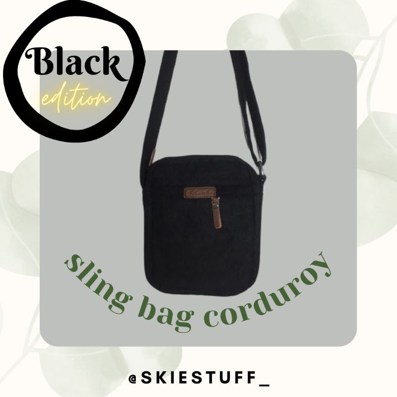 Sling Bag Corduroy | Tas Selempang Corduroy | Corduroy Bag