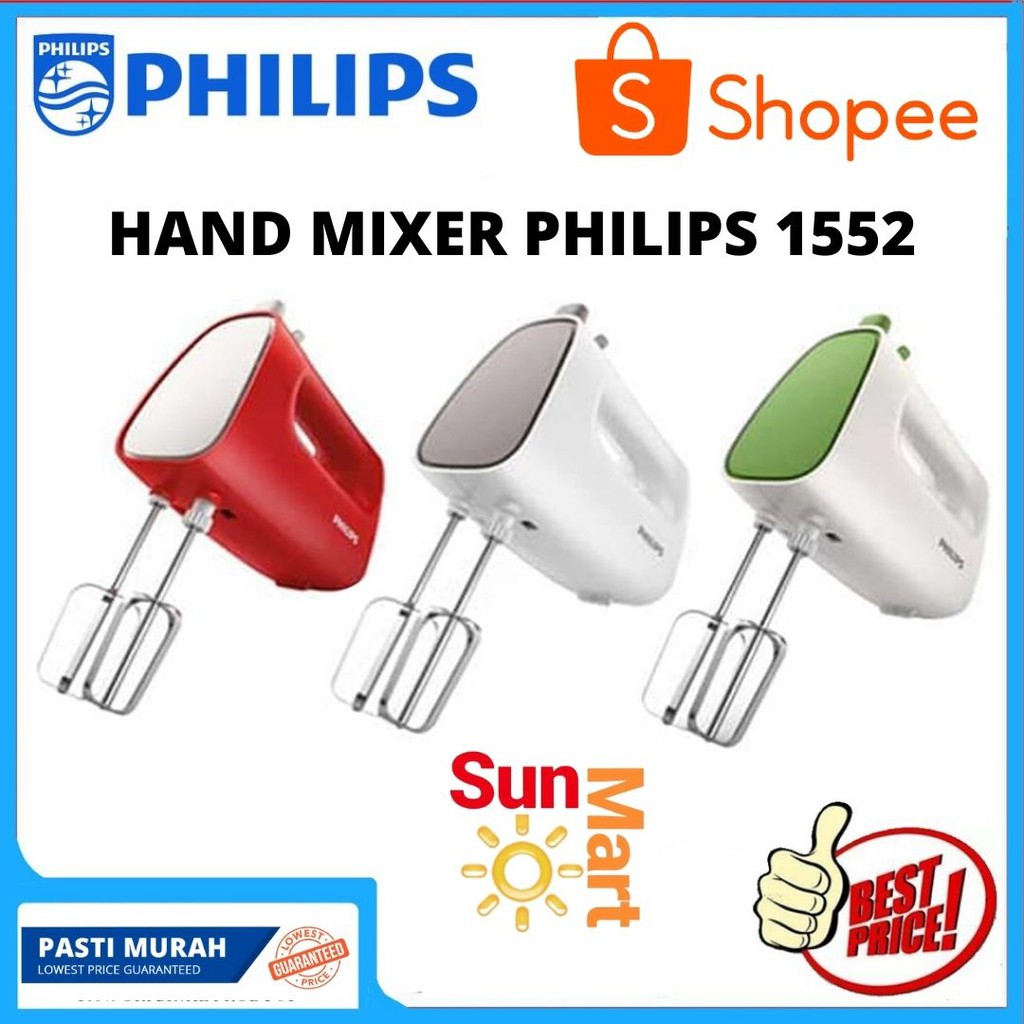 Hand Mixer Berkualitas / Murah / Hand Mixer 170watt Philips HR 1552