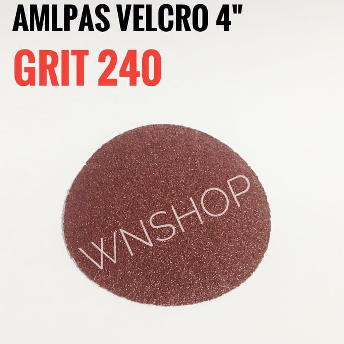 Amplas Velcro 4 Inci Grit 240 - Inch